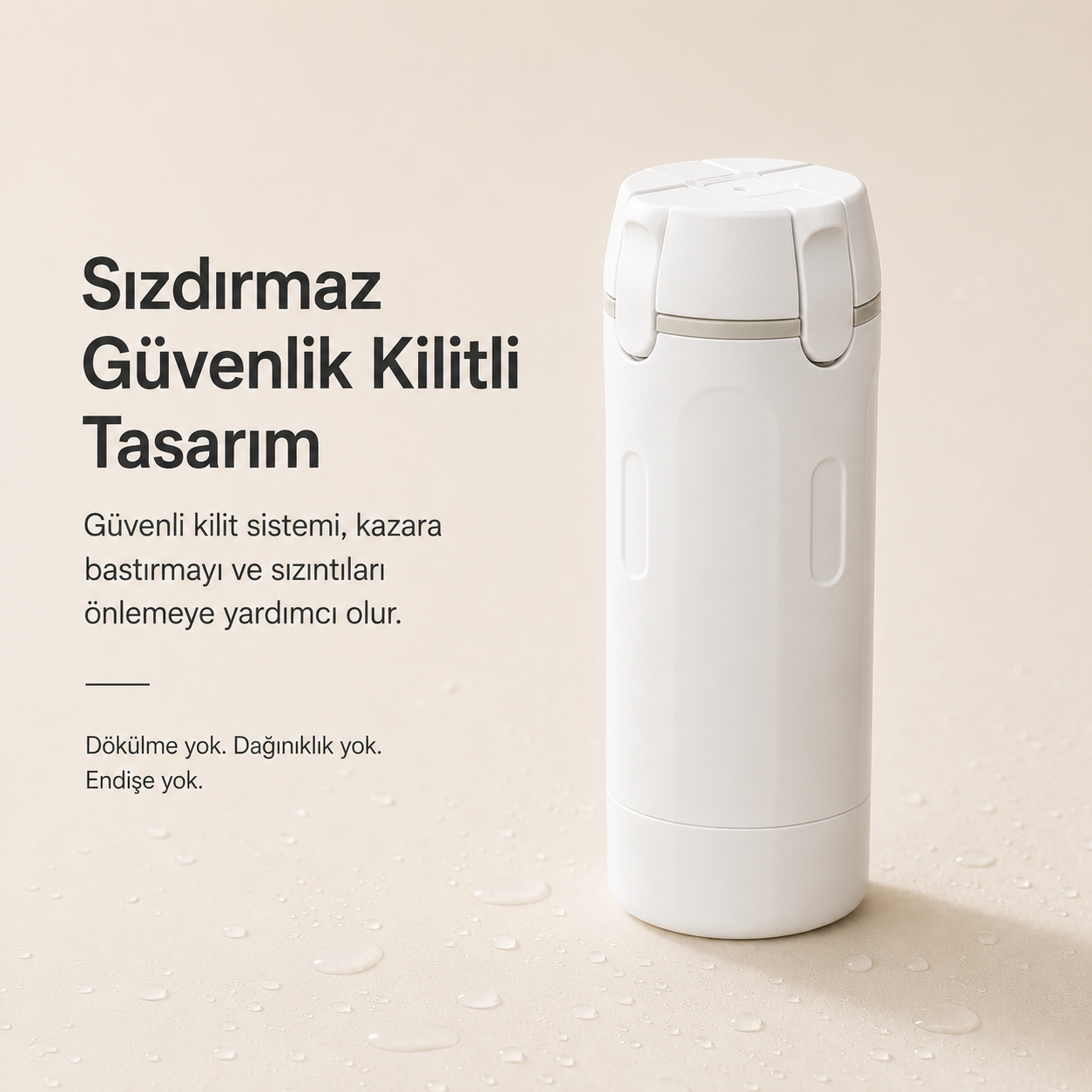FourKit™ Tek Şişede 4 Ürün Seyahat Dispenseri